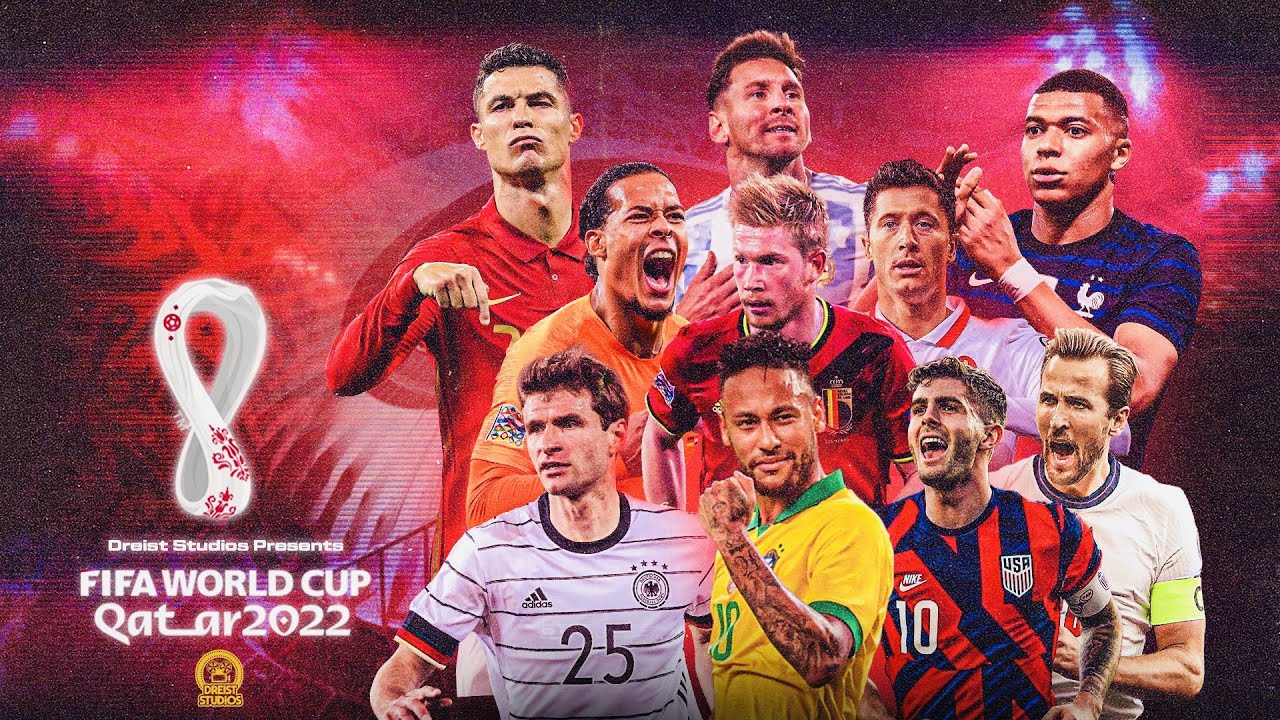 32 đội trưởng của các quốc gia tại 8 bảng đấu World Cup 2022